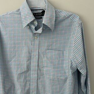 Ralph Lauren Button Up Long Sleeve Classic Fit Stretch size medium